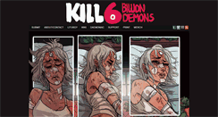 Desktop Screenshot of killsixbilliondemons.com